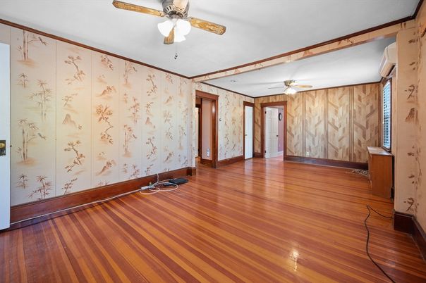 Empty room, Interior, Wood Texture Flooring