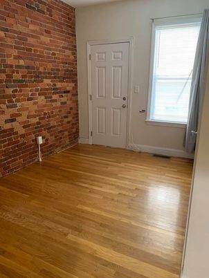Empty room, Interior, Stone Walls, Wood Texture Flooring