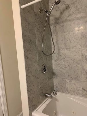 Bathroom, Interior, Marble Walls