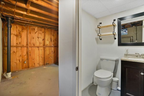 Bathroom, Interior, Wooden Walls