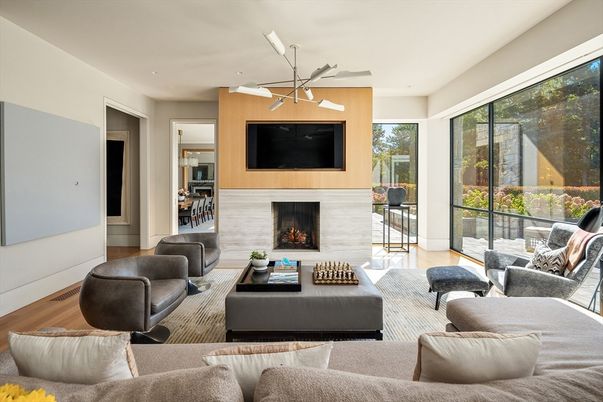 Fireplace, Interior, Living room, Wood Texture Flooring