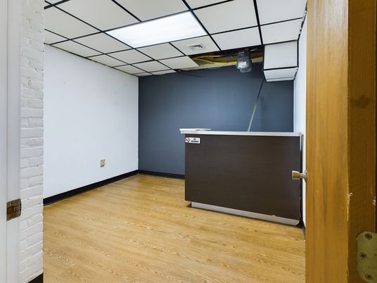 Empty room, Interior, Stone Walls, Wood Texture Flooring