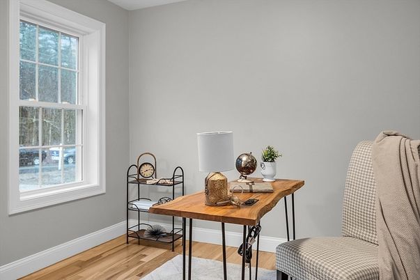 Home Office, Interior, Wood Texture Flooring