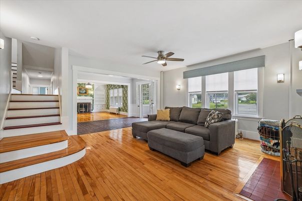 Fireplace, Interior, Living room, Wood Texture Flooring