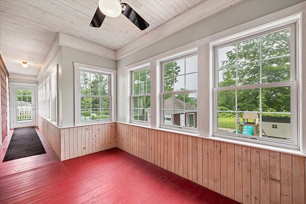 Interior, Sun Room, Wood Texture Flooring