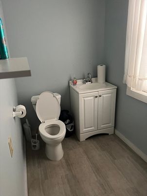 Bathroom, Interior, Wood Texture Flooring