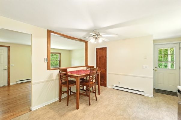 Dining room, Interior, Wood Texture Flooring