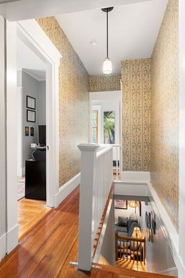 Interior, Pendant Lights, Wood Texture Flooring