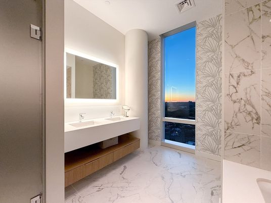 Bathroom, Interior, Marble, Marble Walls