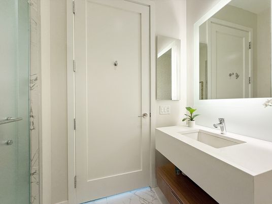 Bathroom, Glass Shower, Interior, Marble