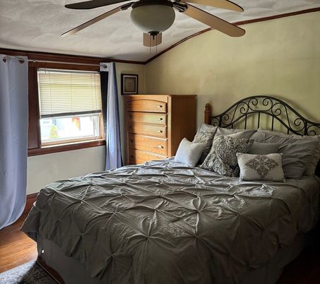 Bedroom, Interior, Wood Texture Flooring