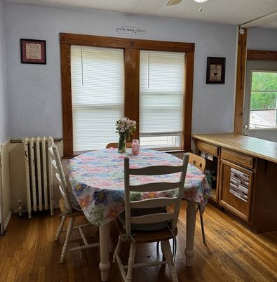 Dining room, Interior, Wood Texture Flooring
