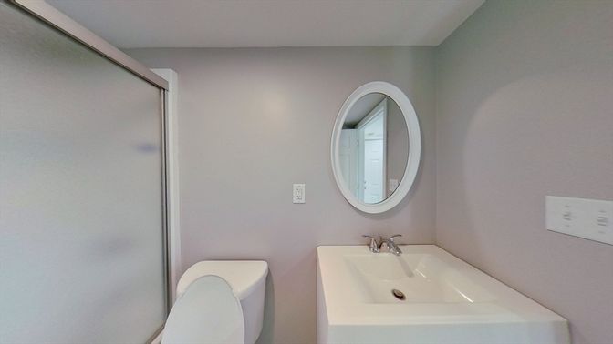 Bathroom, Glass Shower, Interior