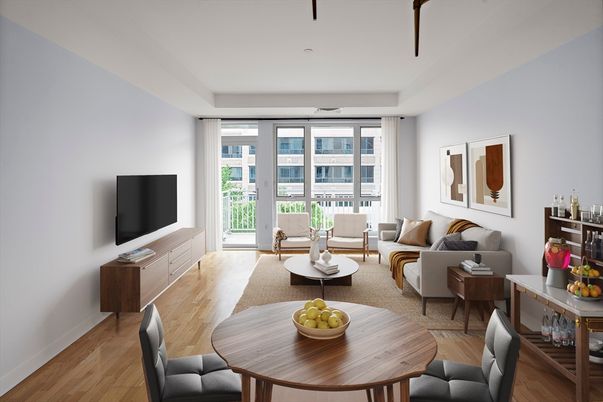 Interior, Kitchen, Pendant Lights, Wood Texture Flooring