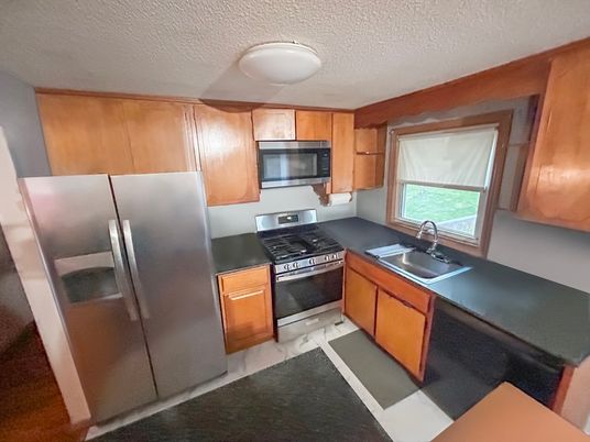 Interior, Kitchen, Marble, Stainless Steel Appliances