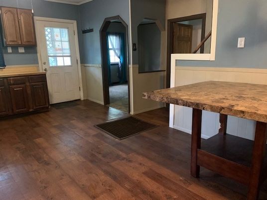 Interior, Kitchen, Wood Texture Flooring