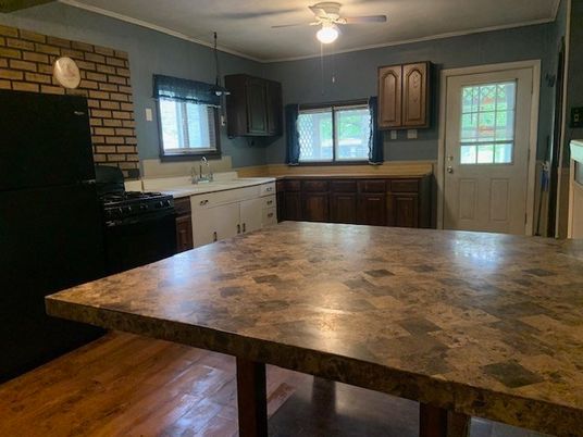 Interior, Kitchen, Wood Texture Flooring