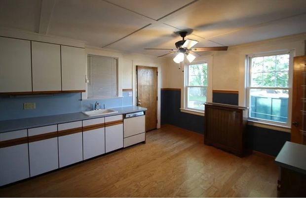 Interior, Kitchen, Wood Texture Flooring