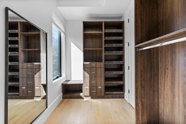 Interior, Walk-in Closets, Wood Texture Flooring
