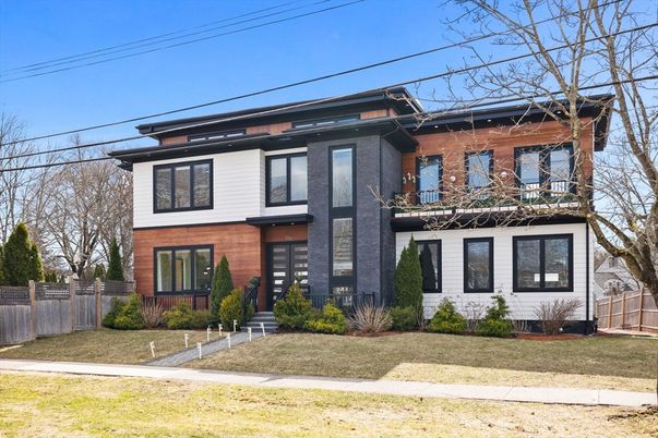 Exterior, Facade, Brick Facade, Modern