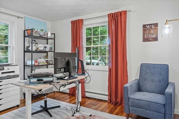 Home Office, Interior, Wood Texture Flooring