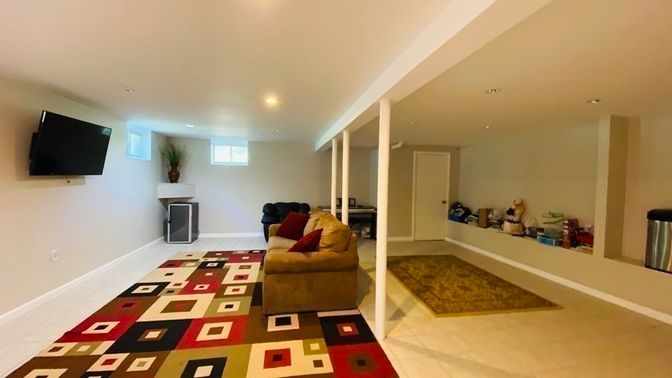 Interior, Living room, Recessed Lighting