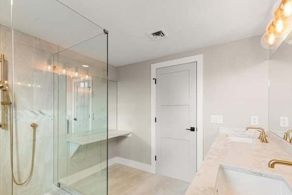 Bathroom, Glass Shower, Interior