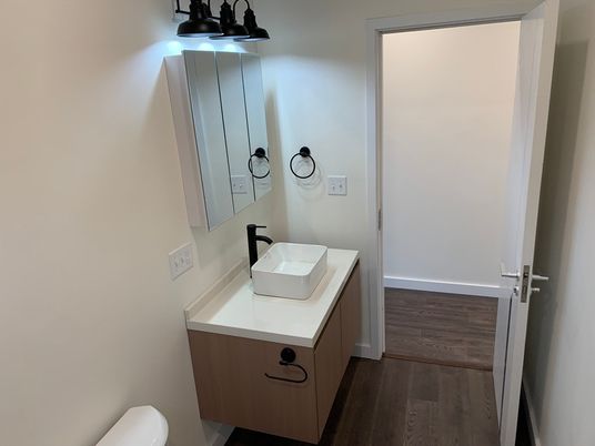 Bathroom, Interior, Wood Texture Flooring