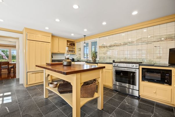 Interior, Kitchen, Recessed Lighting, Stainless Steel Appliances