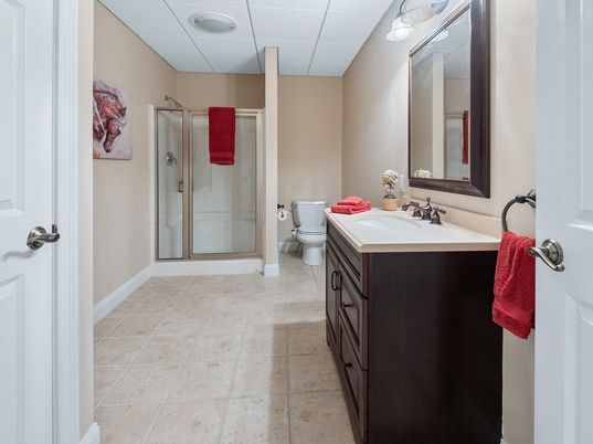 Bathroom, Glass Shower, Interior