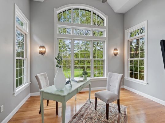Home Office, Interior, Wood Texture Flooring