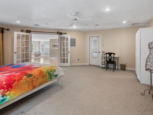 Bedroom, Interior, Recessed Lighting