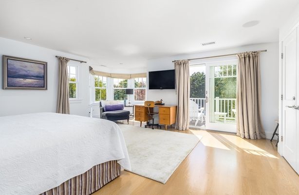 Bedroom, Home Office, Interior, Recessed Lighting, Wood Texture Flooring