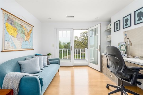 Home Office, Interior, Wood Texture Flooring