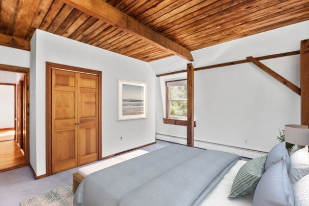 Bedroom, Interior, Wooden Beams, Wooden Ceilings