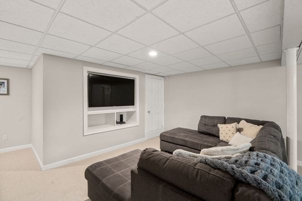 Interior, Living room, Recessed Lighting
