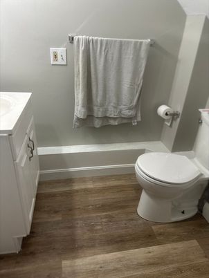 Bathroom, Interior, Wood Texture Flooring