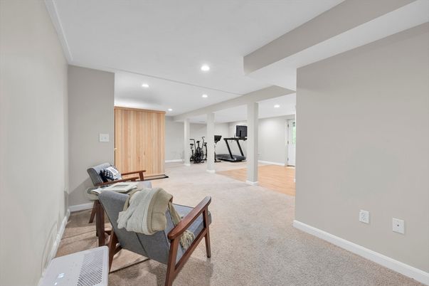 Fitness Equipment, Gym, Interior, Recessed Lighting