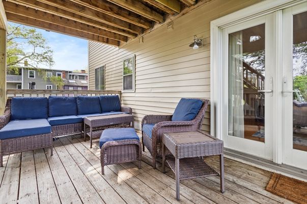 Exterior, Wood Texture Flooring