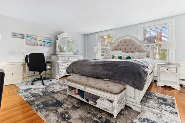 Bedroom, Home Office, Interior, Wood Texture Flooring
