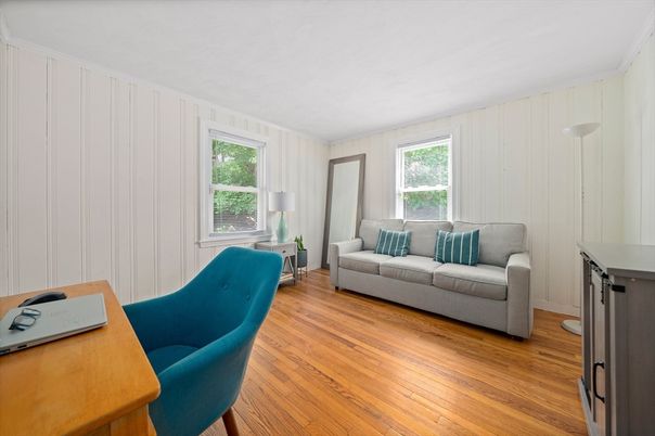 Home Office, Interior, Wood Texture Flooring