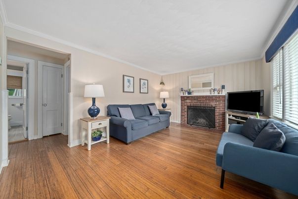 Fireplace, Interior, Living room, Wood Texture Flooring