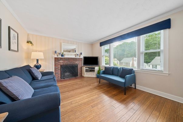 Fireplace, Interior, Living room, Wood Texture Flooring