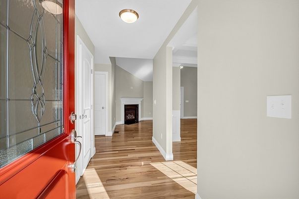 Fireplace, Interior, Wood Texture Flooring