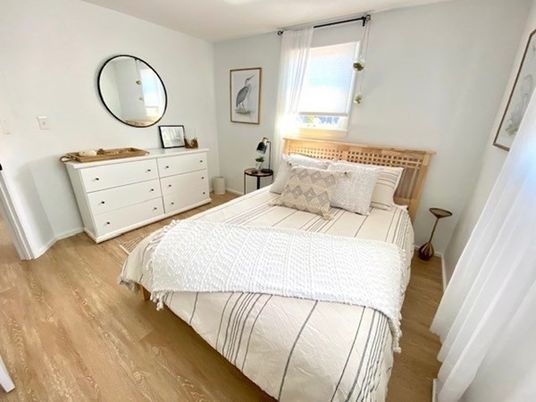 Bedroom, Interior, Wood Texture Flooring