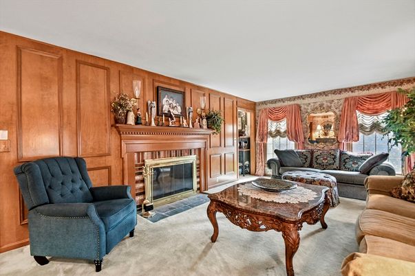 Fireplace, Interior, Living room, Wooden Walls