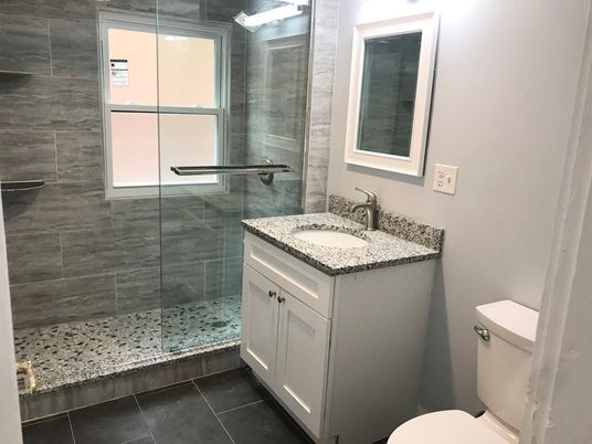 Bathroom, Glass Shower, Interior