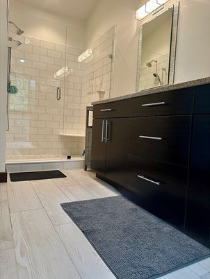 Bathroom, Glass Shower, Interior