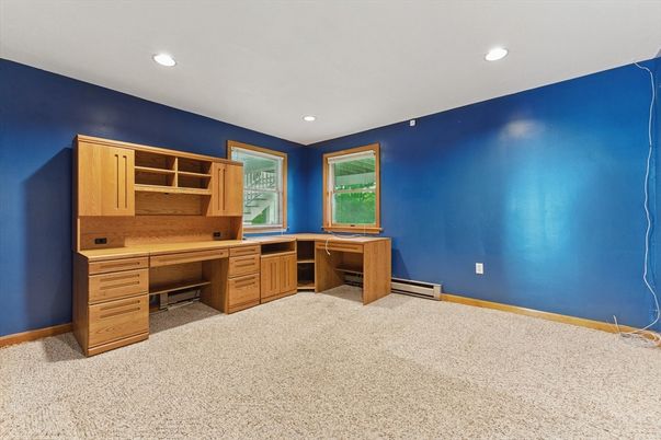Home Office, Interior, Recessed Lighting
