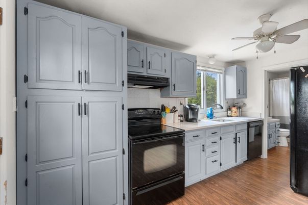 Interior, Kitchen, Wood Texture Flooring